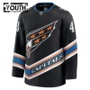 Lapsille NHL Washington Capitals Pelipaita Fanatics Premium Tom Wilson 2024-25 Kolmas Musta